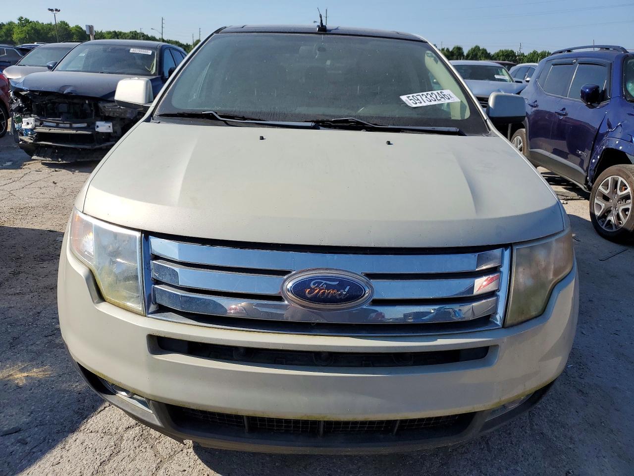 2007 Ford Edge Sel Silver vin: 2FMDK48C17BB46641