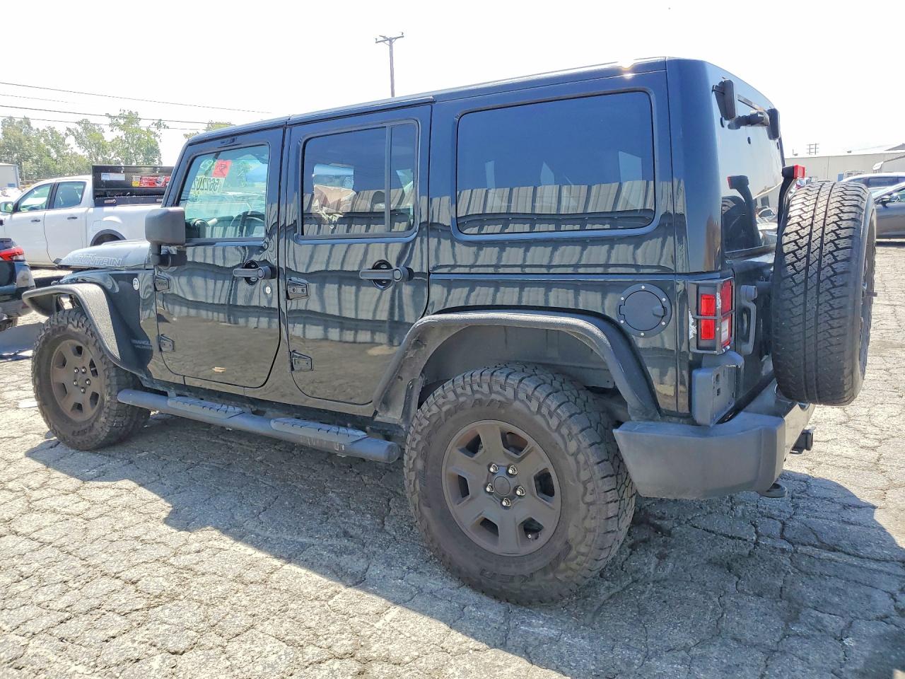 2017 Jeep Wrangler Unlimited Sahara Black vin: 1C4BJWEG0HL701744