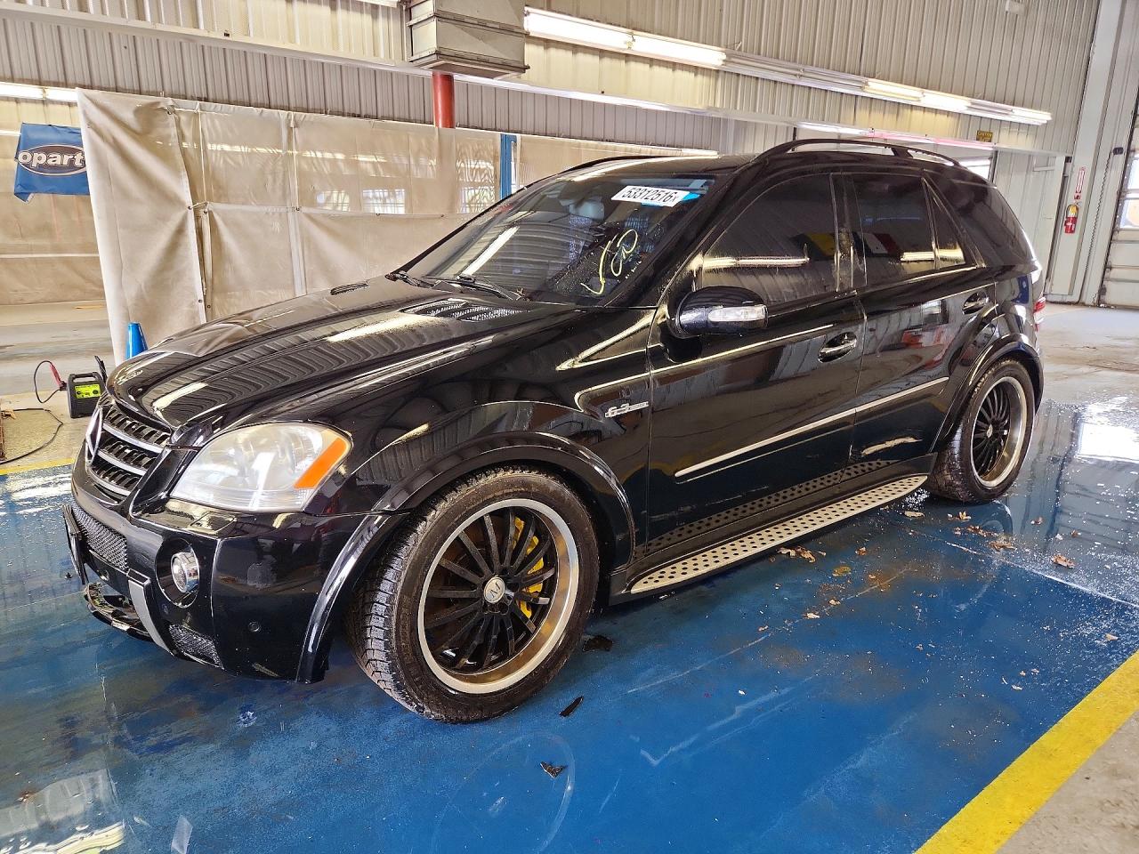 2007 Mercedes-benz Ml 63 Amg Черный vin: 4JGBB77E17A199878