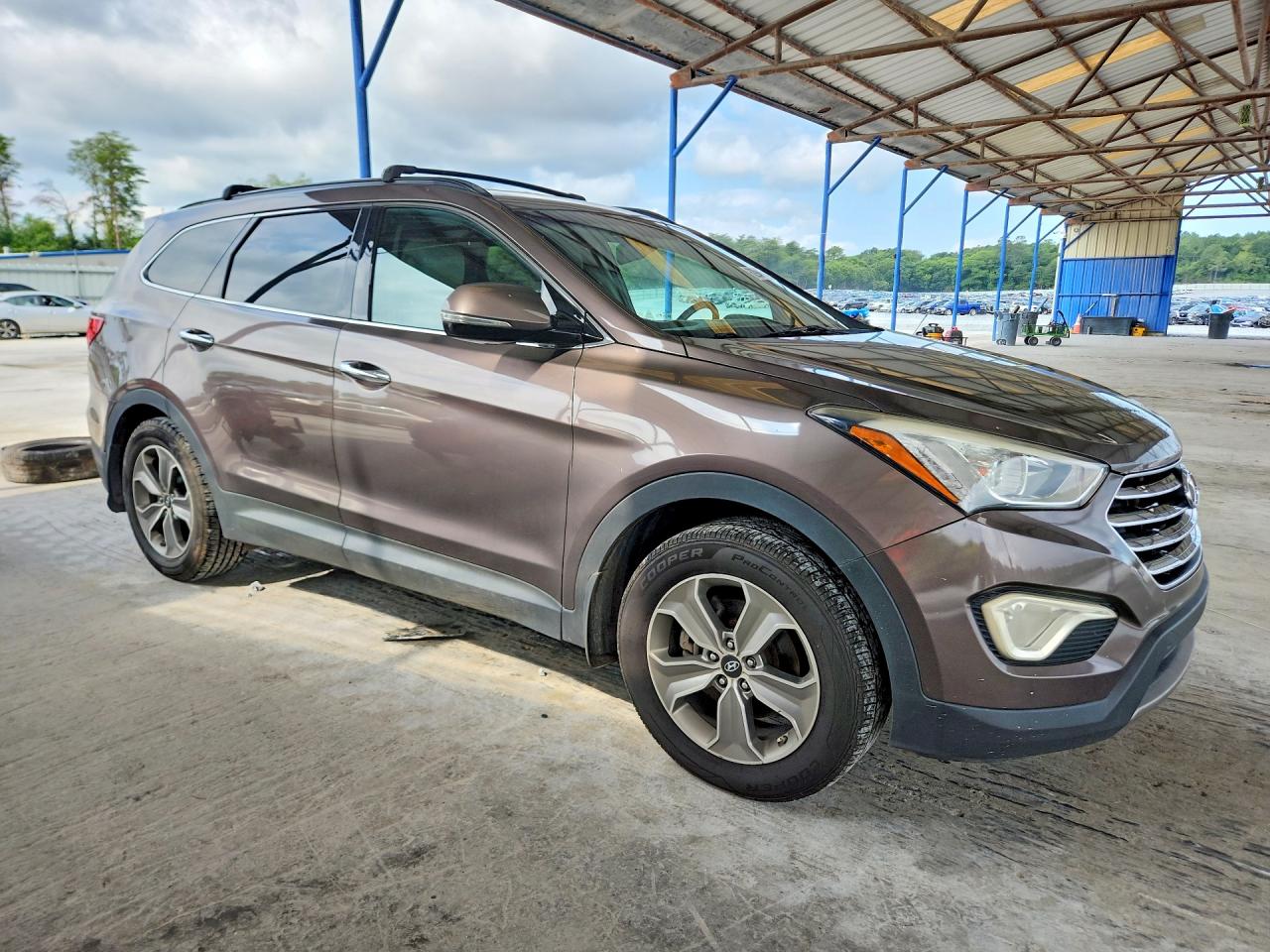 2013 Hyundai Santa Fe Gls Brown vin: KM8SN4HF7DU002879