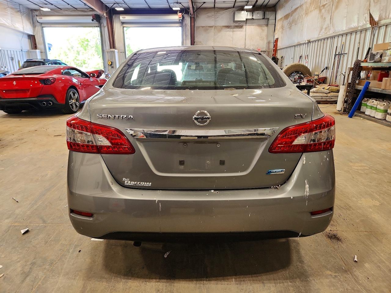 2014 Nissan Sentra Sv Gray vin: 3N1AB7AP8EY265770