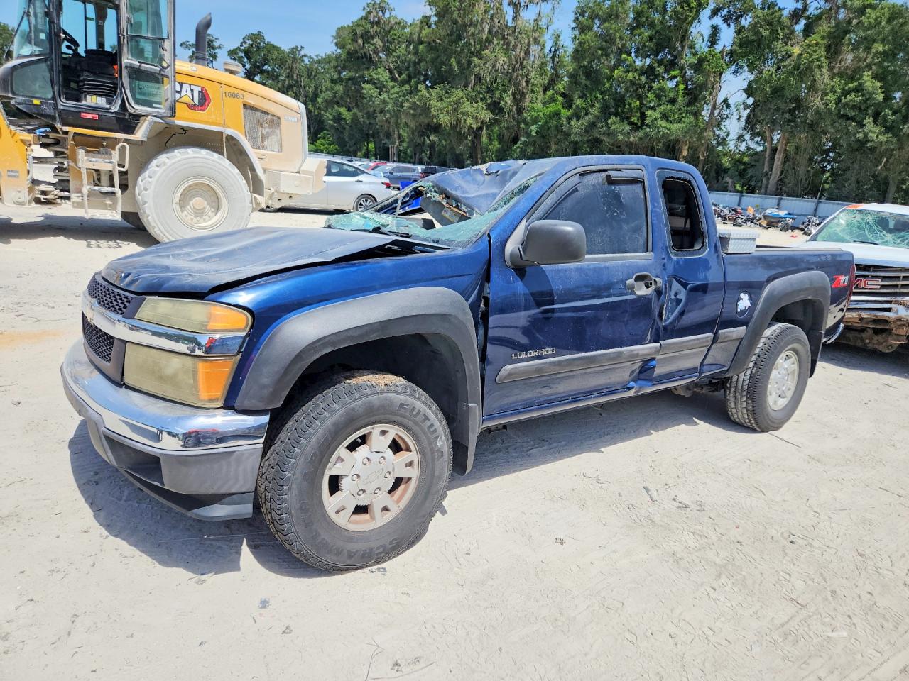 2004 Chevrolet Colorado Синий vin: 1GCDS196148192626
