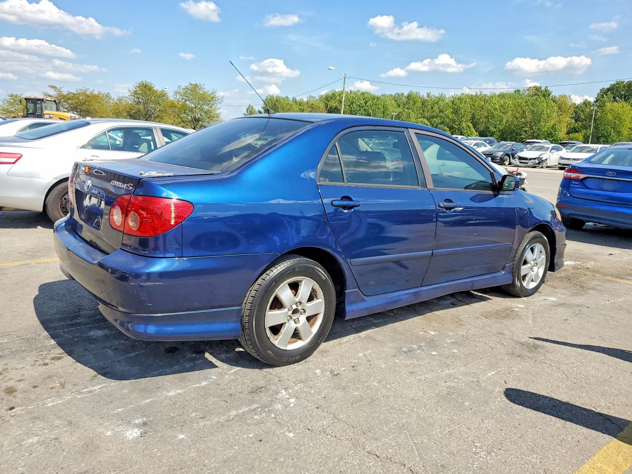 2008 Toyota Corolla S Blue vin: 2T1BR32E18C857289
