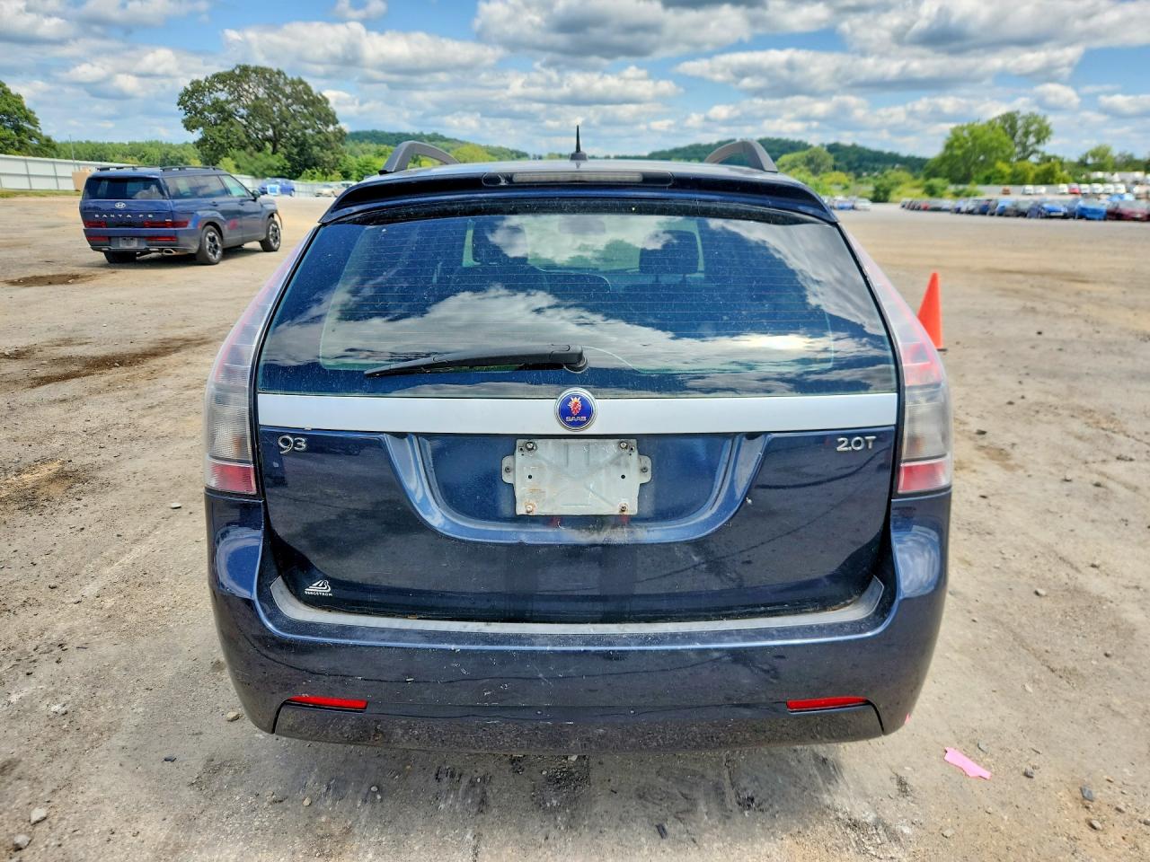 2008 Saab 9-3 2.0t Синий vin: YS3FB59Y981107234