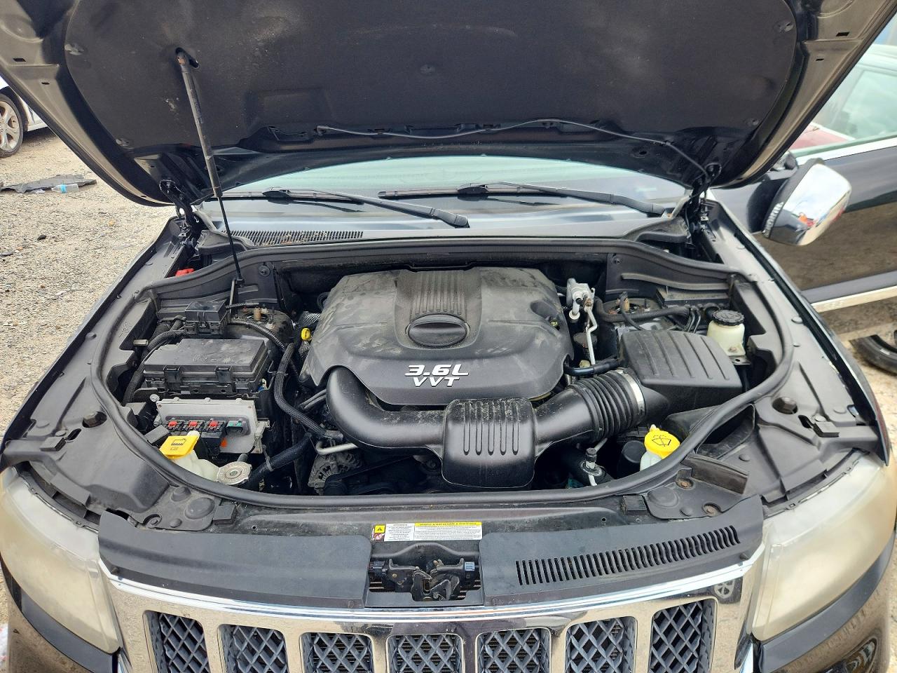 2012 Jeep Grand Cherokee Overland Black vin: 1C4RJFCG9CC279922