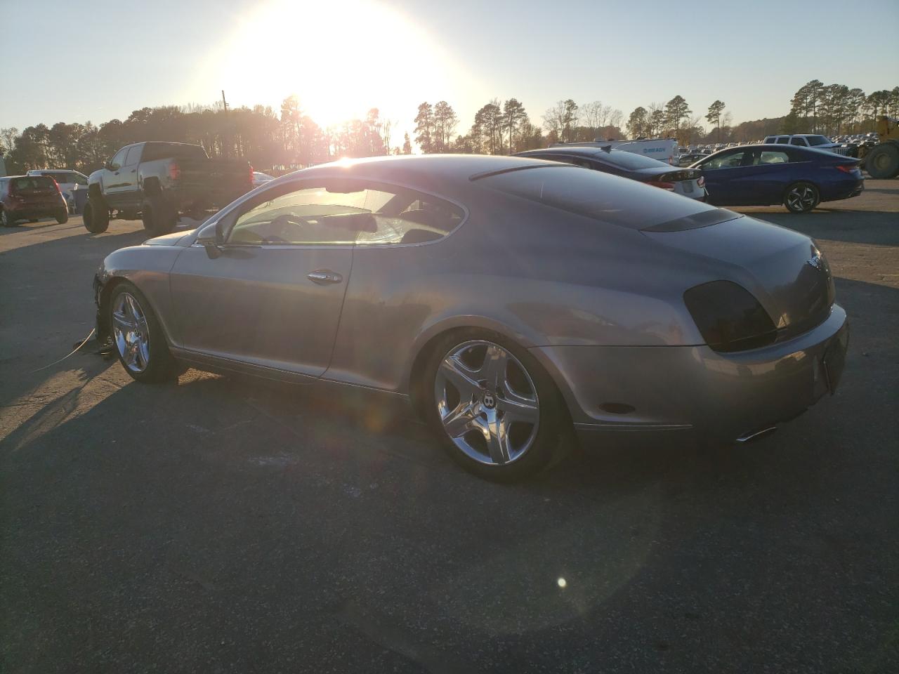 2007 Bentley Continental Gt Серый vin: SCBCR73W17C050929