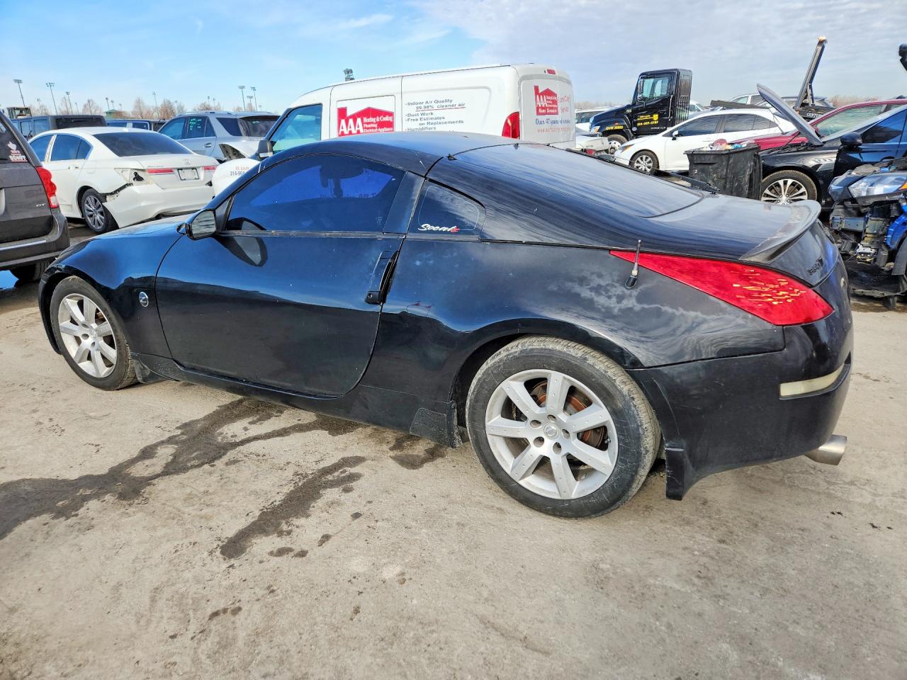2005 Nissan 350z Coupe Black vin: JN1AZ34D25M607299