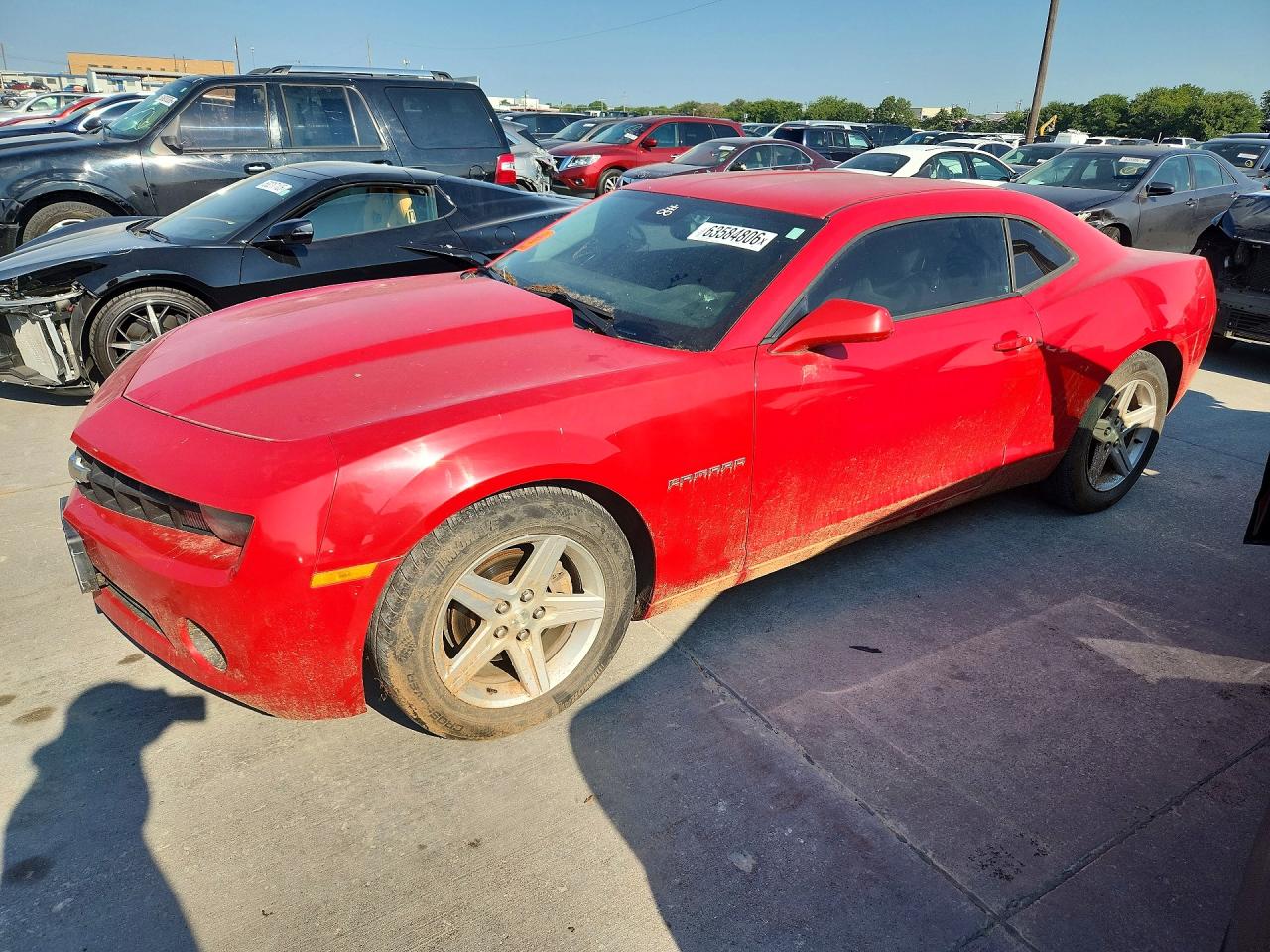 2010 Chevrolet Camaro Lt Red vin: 2G1FB1EVXA9217232