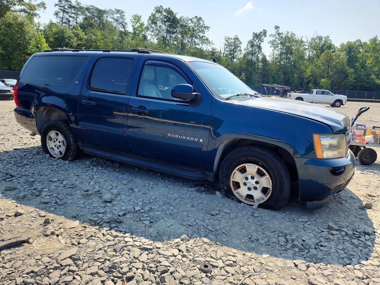 2007 Chevrolet Suburban K1500 Blue vin: 1GNFK16397J155895
