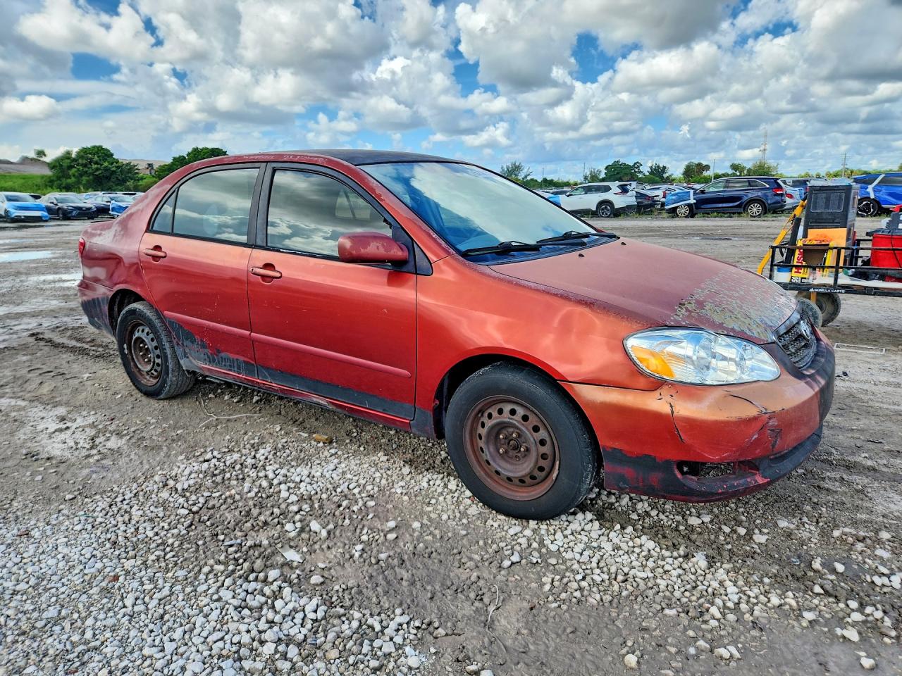 2006 Toyota Corolla Le Red vin: 2T1BR30E76C661115