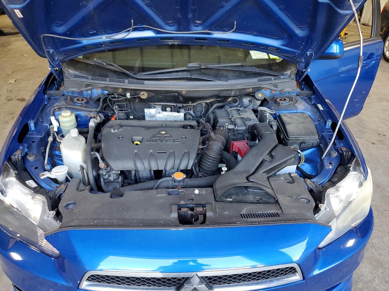 2009 Mitsubishi Lancer Es/es Sport Blue vin: JA3AU26U29U036131