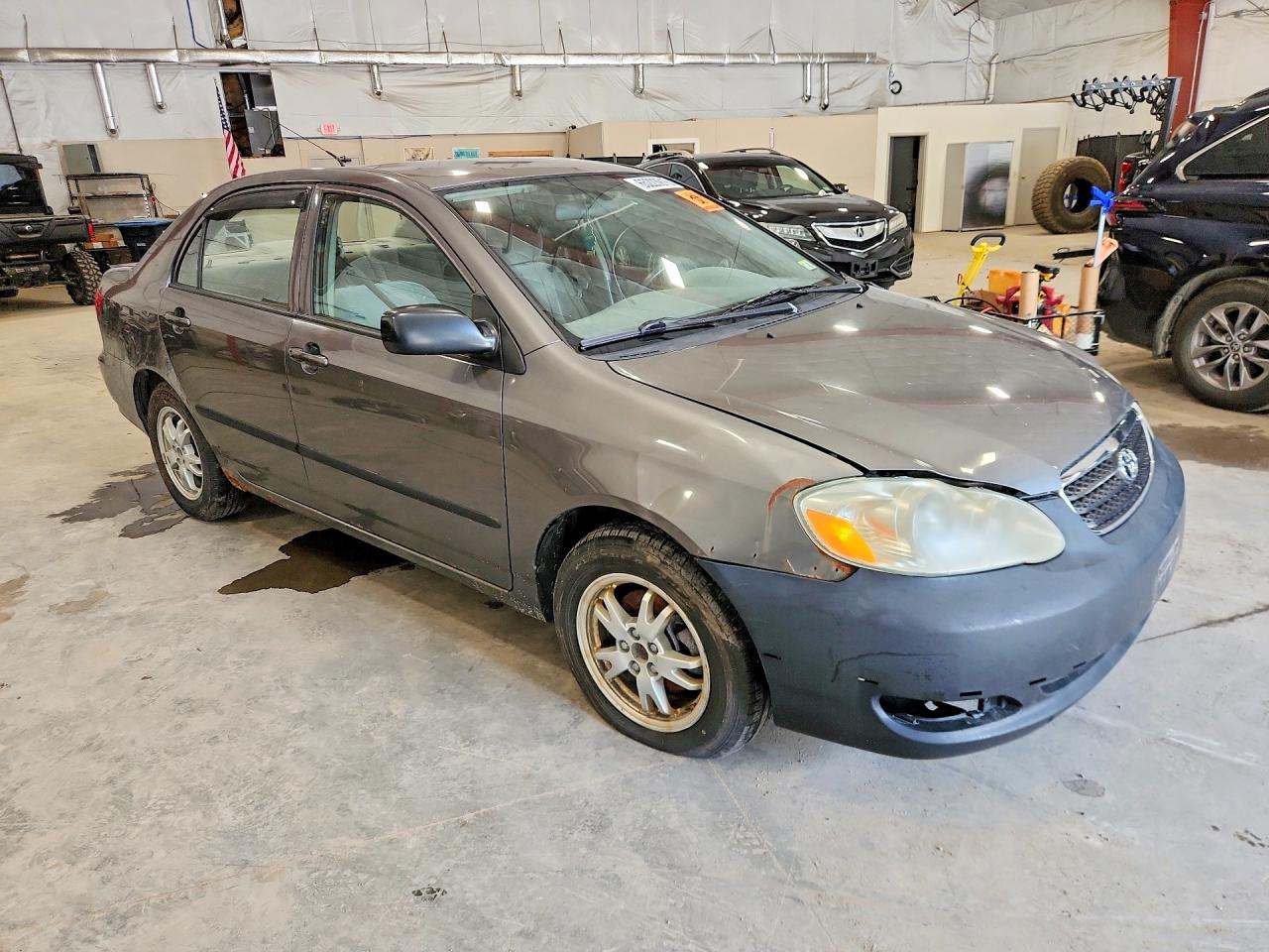 2008 Toyota Corolla Ce Gray vin: 2T1BR32E68C871768