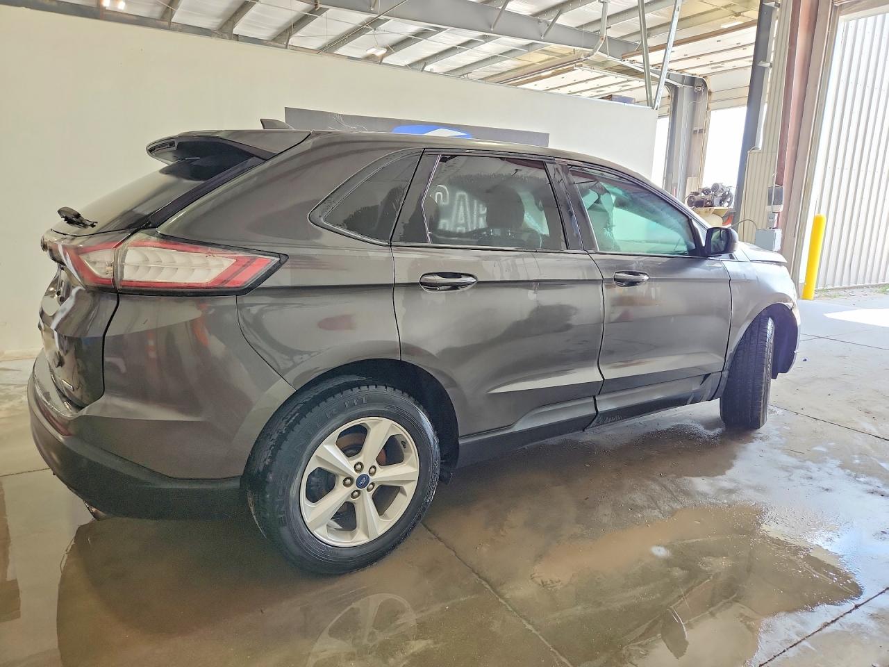 2015 Ford Edge Se Gray vin: 2FMTK4G95FBC33927