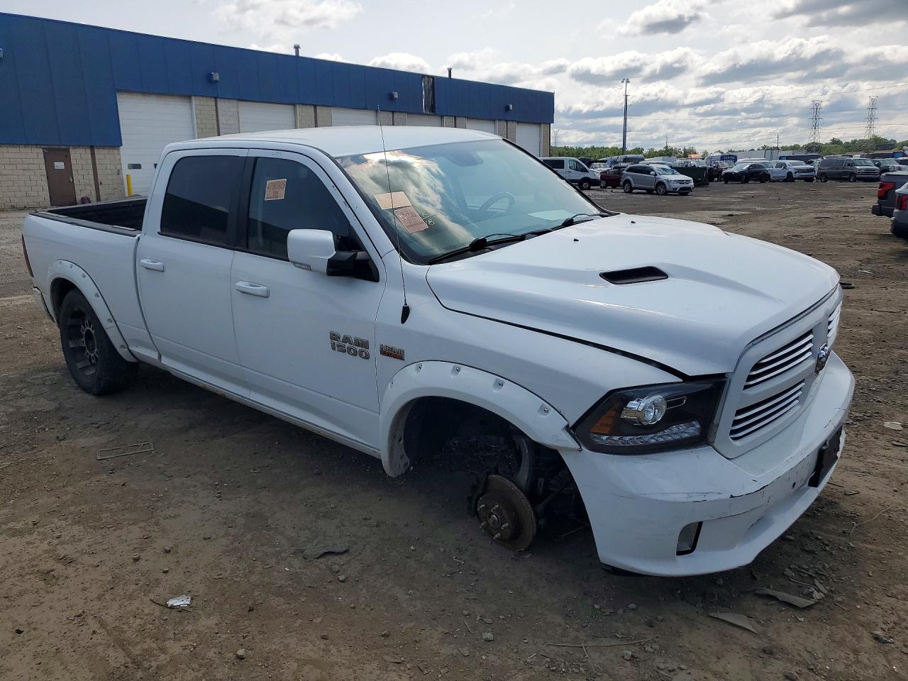 2015 Ram 1500 Sport Белый vin: 1C6RR7UT5FS552303