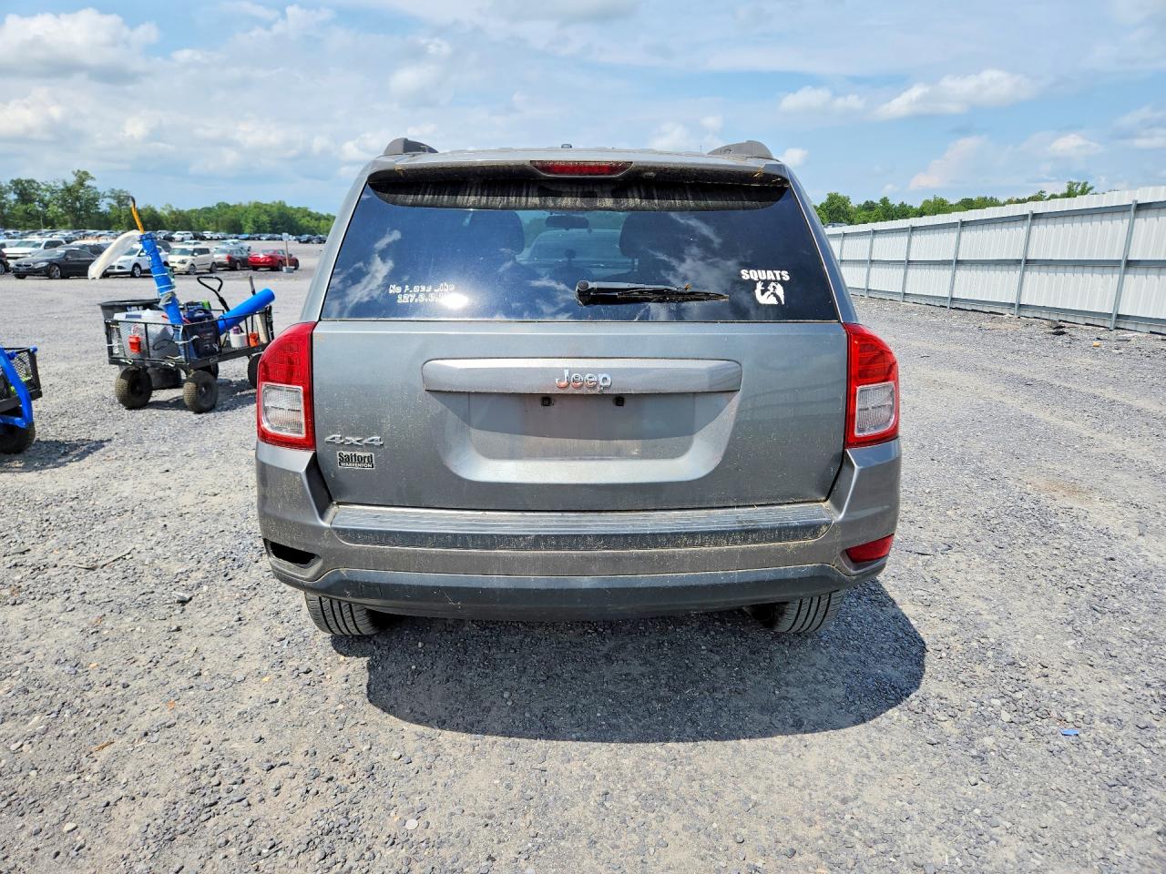 2012 Jeep Compass Sport Gray vin: 1C4NJDBB1CD632334