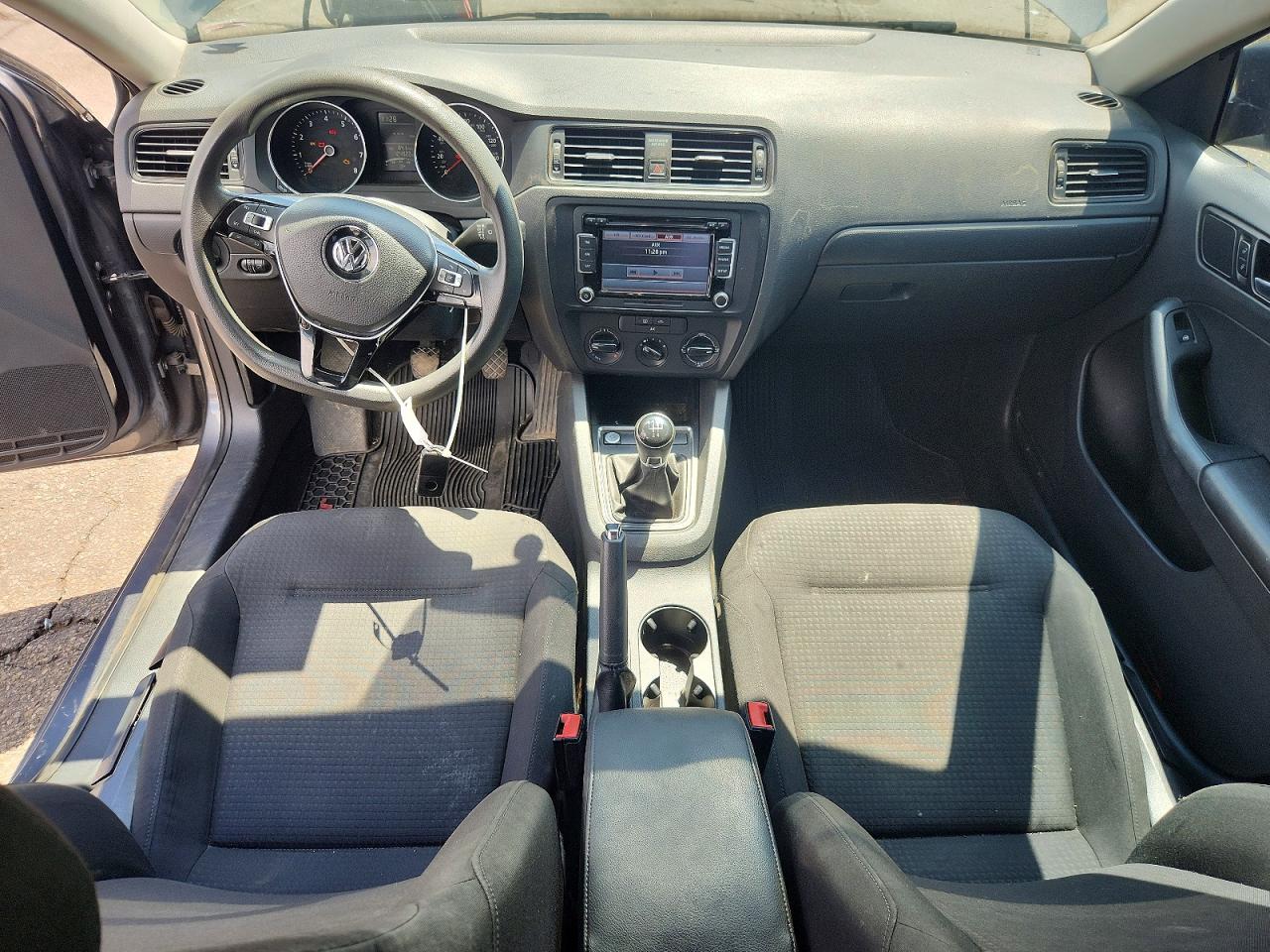 2015 Volkswagen Jetta Base Серый vin: 3VW1K7AJ6FM348094