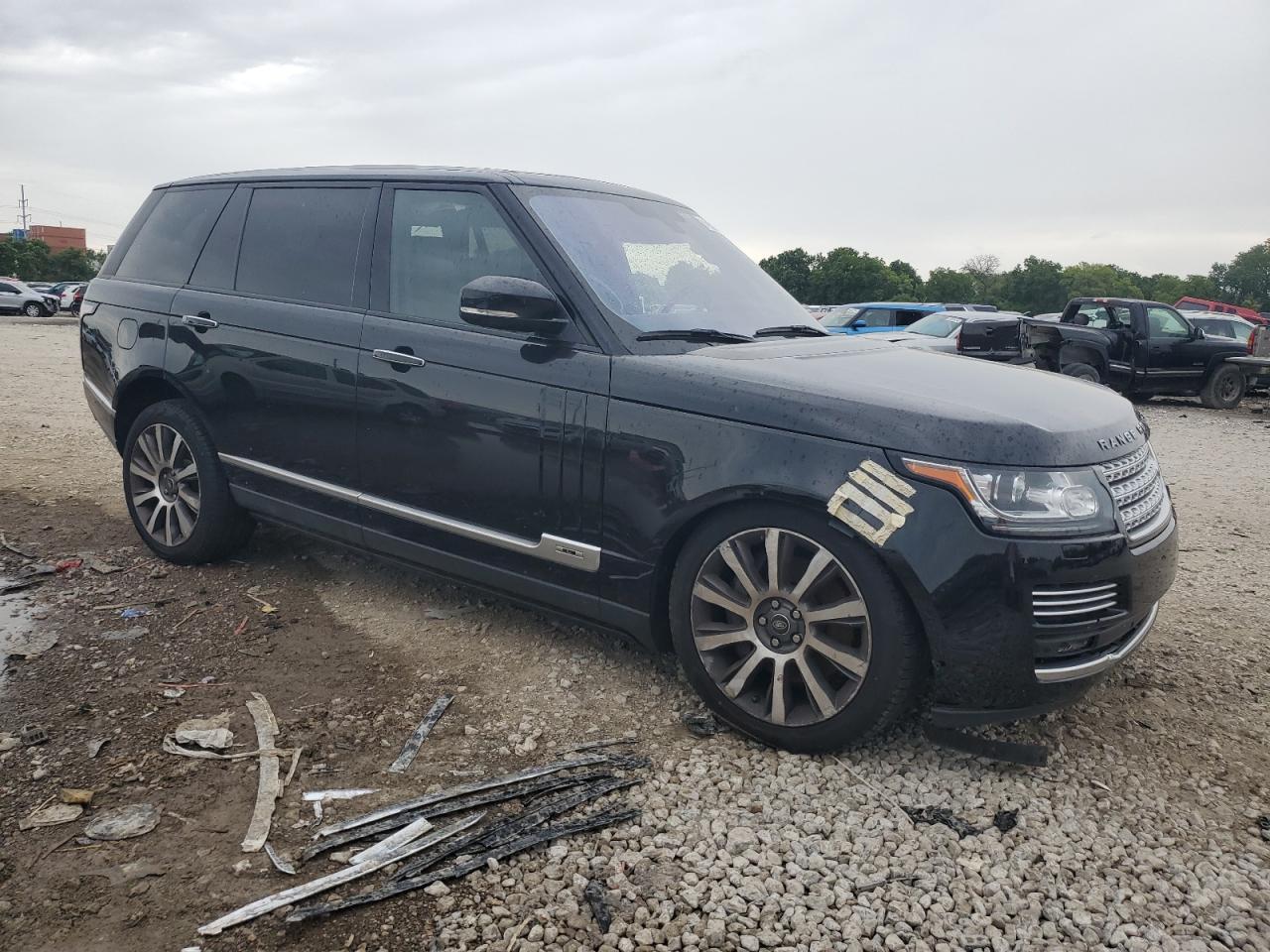2016 Land Rover Range Rover Autobiography Черный vin: SALGV3EF3GA275437