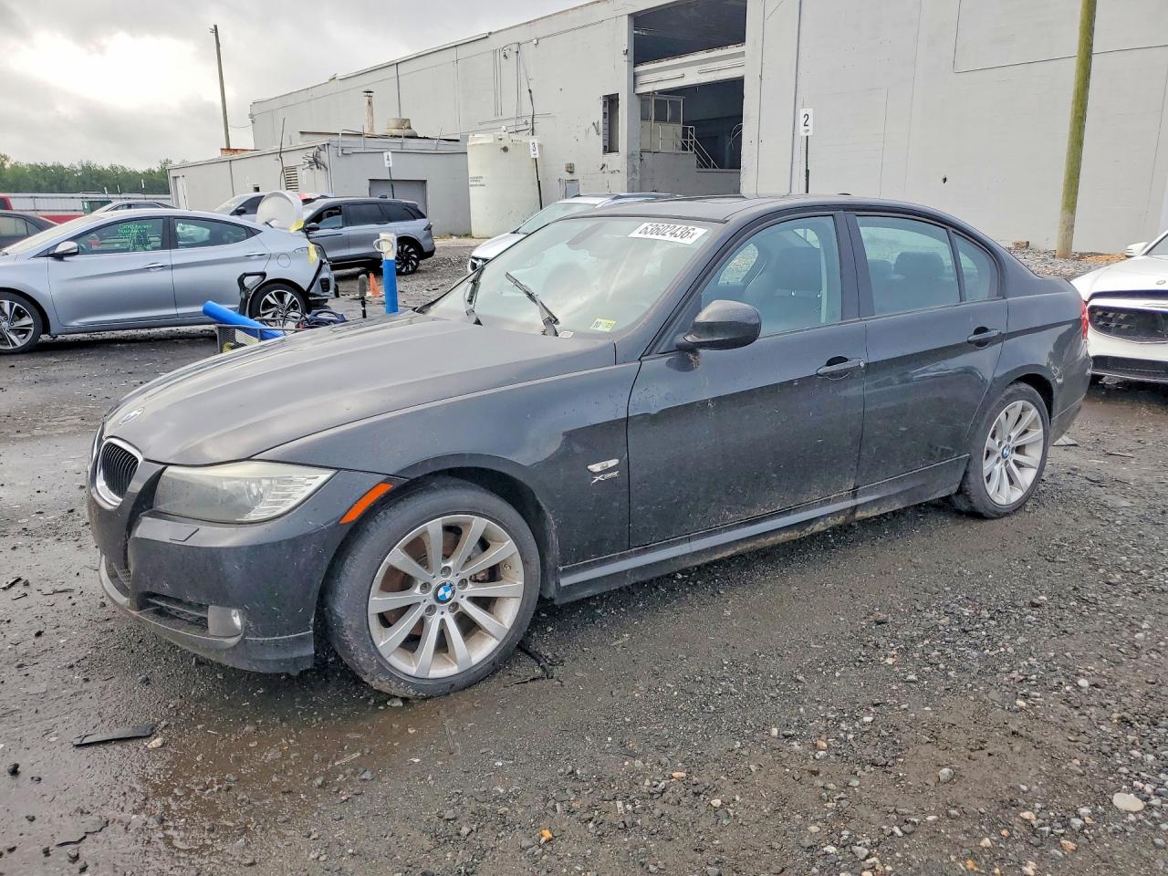2011 Bmw 328 Xi Черный vin: WBAPK7C58BA972626