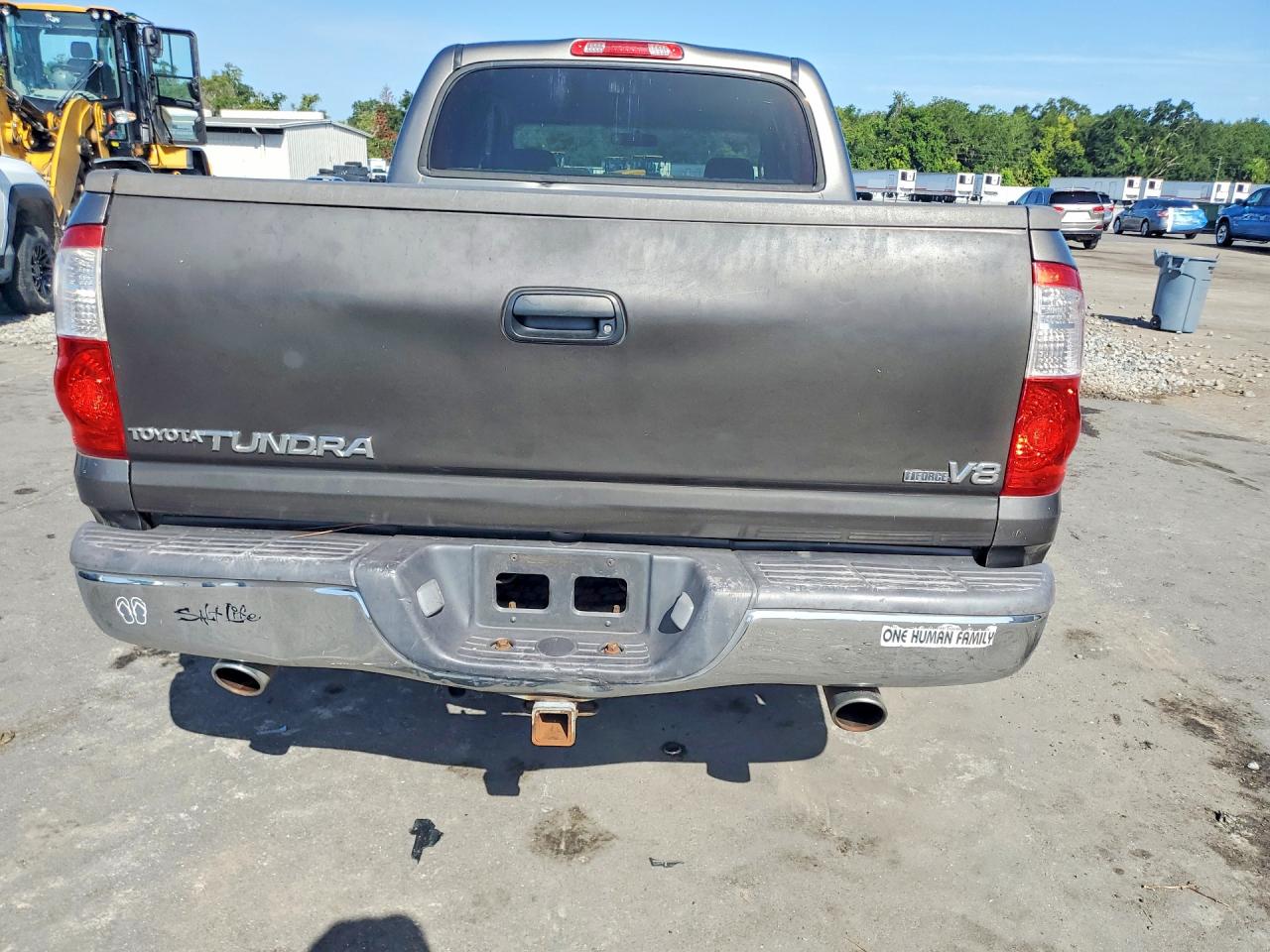 2006 Toyota Tundra Double Cab Sr5 Silver vin: 5TBET34186S550059