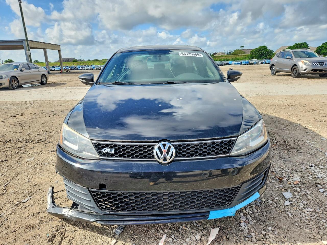 2013 Volkswagen Jetta Gli Black vin: 3VW467AJ2DM264658