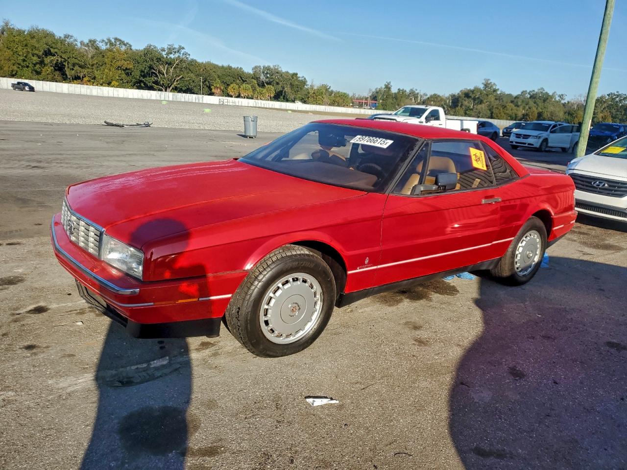 1988 Cadillac Allante Red vin: 1G6VR3174JU100365