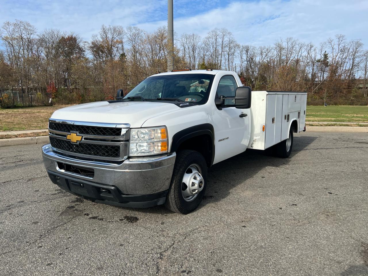 2014 Chevrolet Silverado K3500 Белый vin: 1GB3KZCG4EF129775