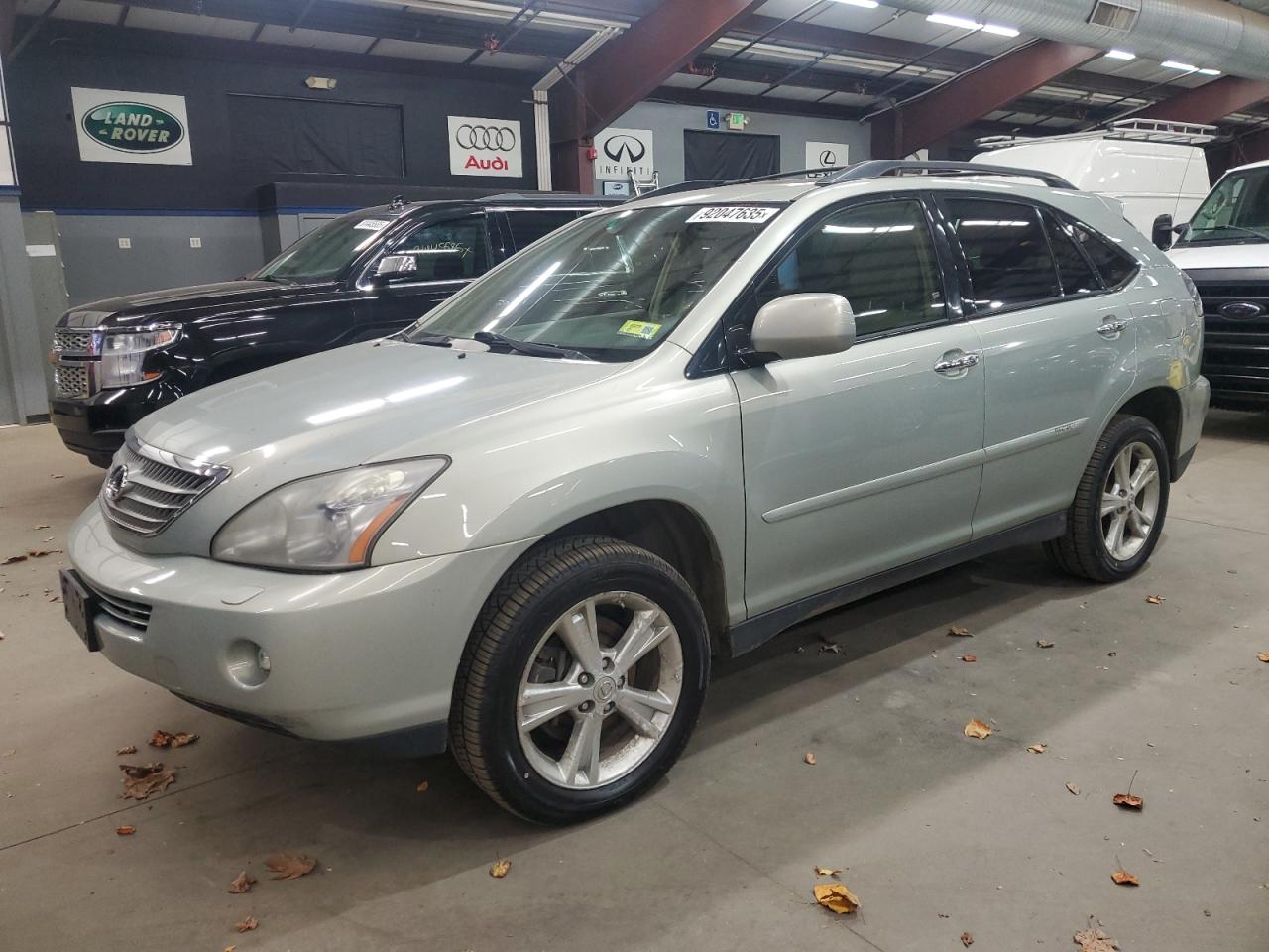 2008 Lexus Rx 400h Silver vin: JTJHW31U282043126