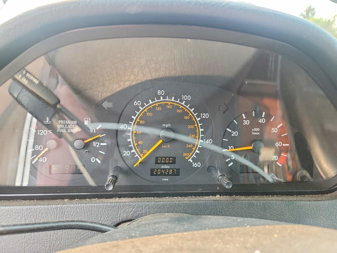 1995 Mercedes-benz C 280 Black vin: WDBHA28E6SF191711