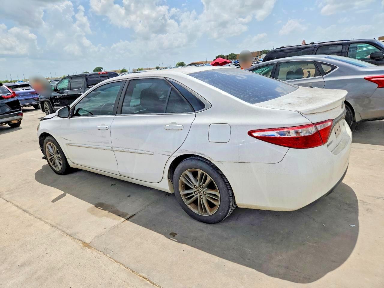 2015 Toyota Camry Se White vin: 4T1BF1FK6FU006811