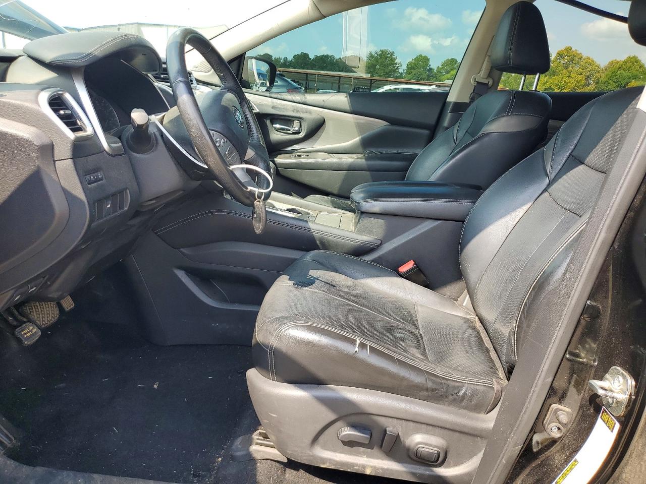 2015 Nissan Murano Sl Black vin: 5N1AZ2MGXFN240936