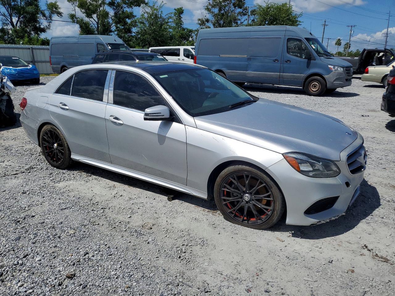 2014 Mercedes-benz E 350 4matic Silver vin: WDDHF8JB0EB001229