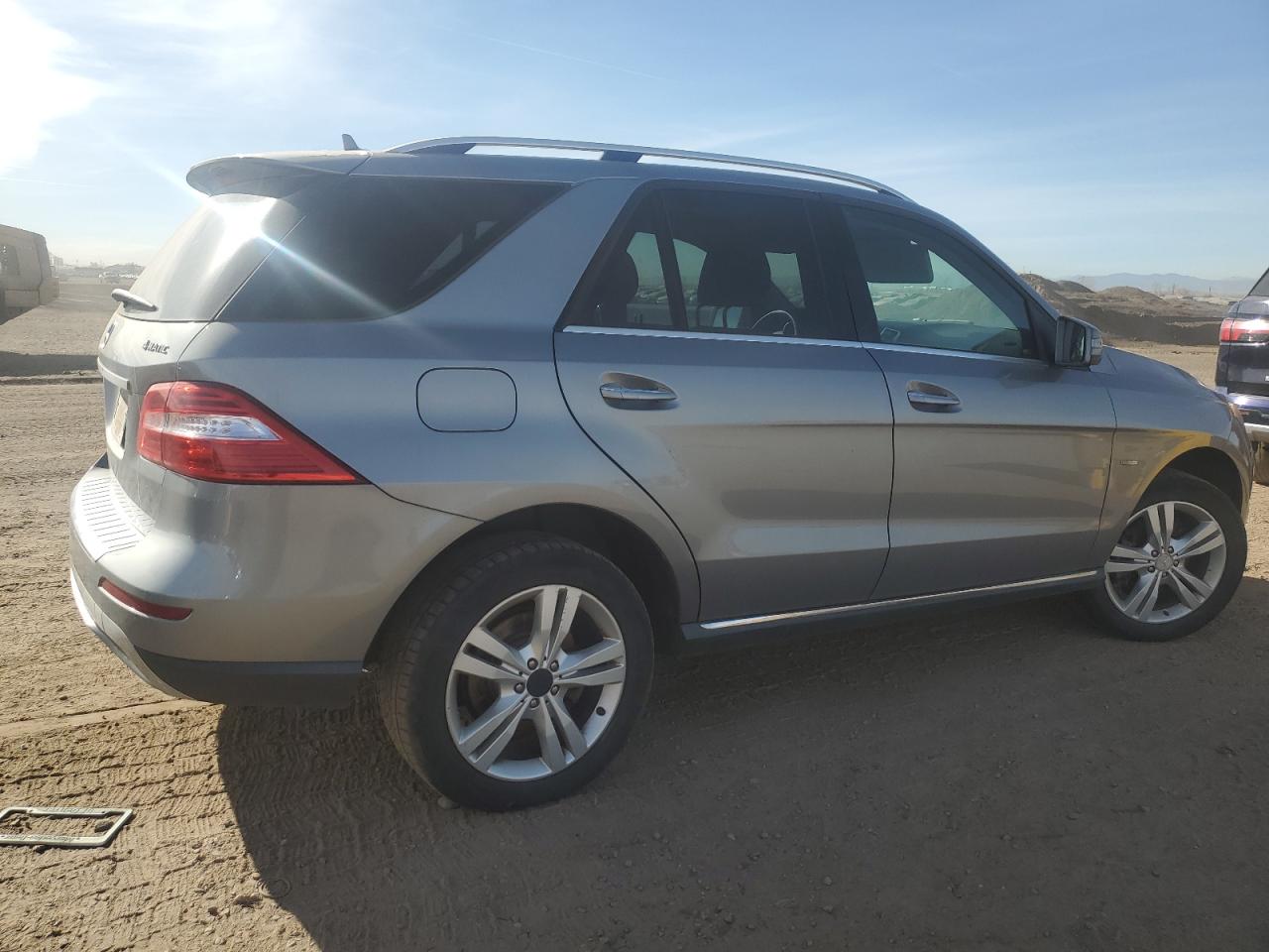 2012 Mercedes-benz Ml 350 4matic Gray vin: 4JGDA5HB1CA011813