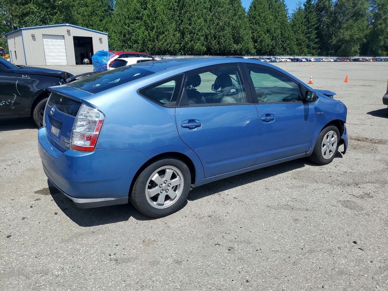 2009 Toyota Prius Base Blue vin: JTDKB20U397868757