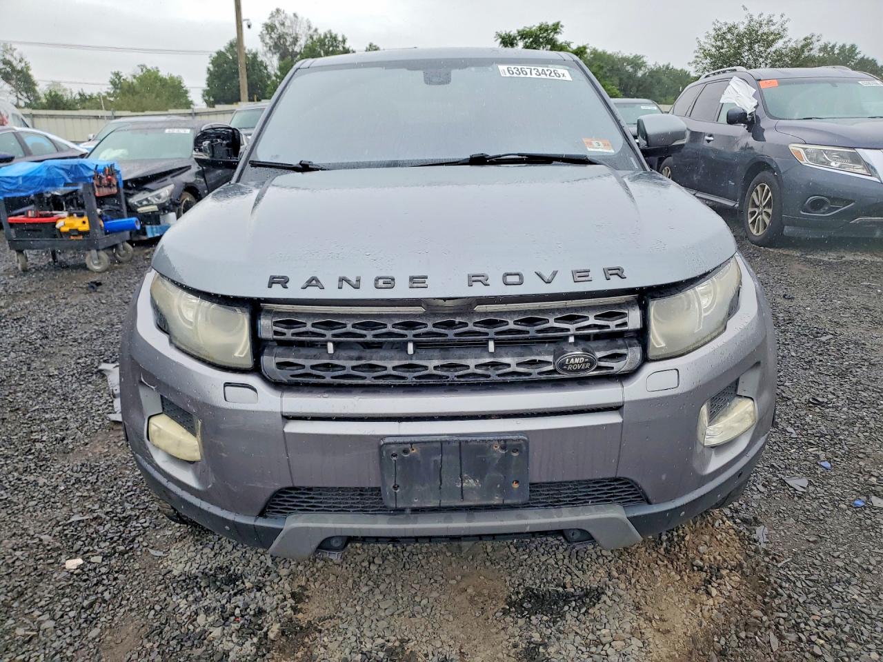2013 Land Rover Range Rover Evoque Prestige Premium Gray vin: SALVV2BG3DH773946