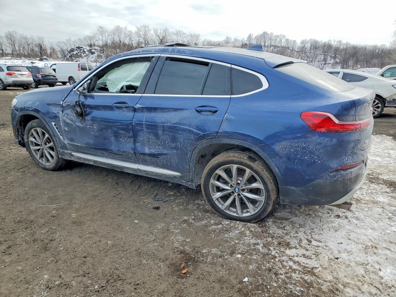 2019 Bmw X4 Xdrive30i Blue vin: 5UXUJ3C58KLA58738