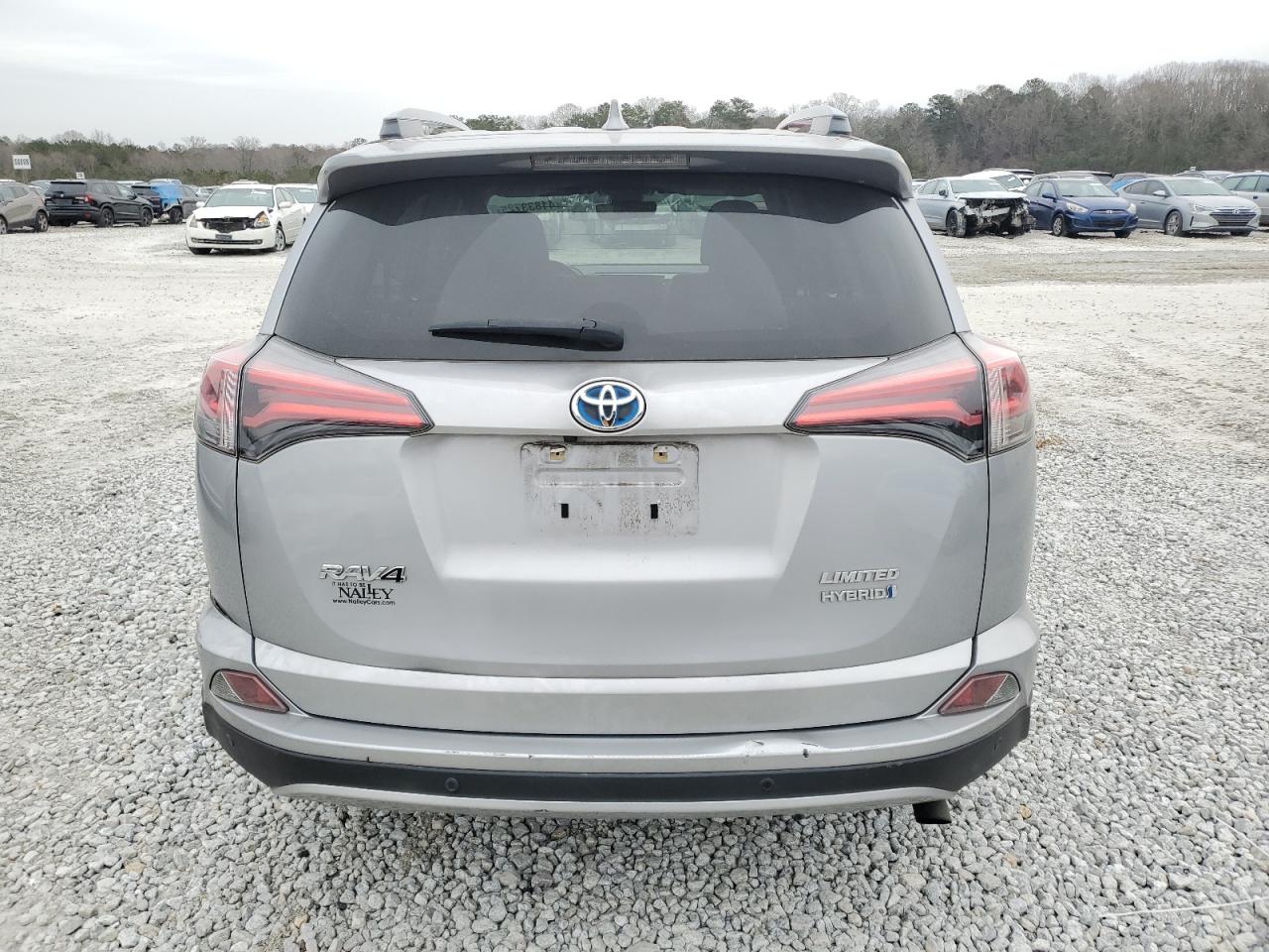 2017 Toyota Rav4 Hv Limited Silver vin: JTMDJREV6HD144499