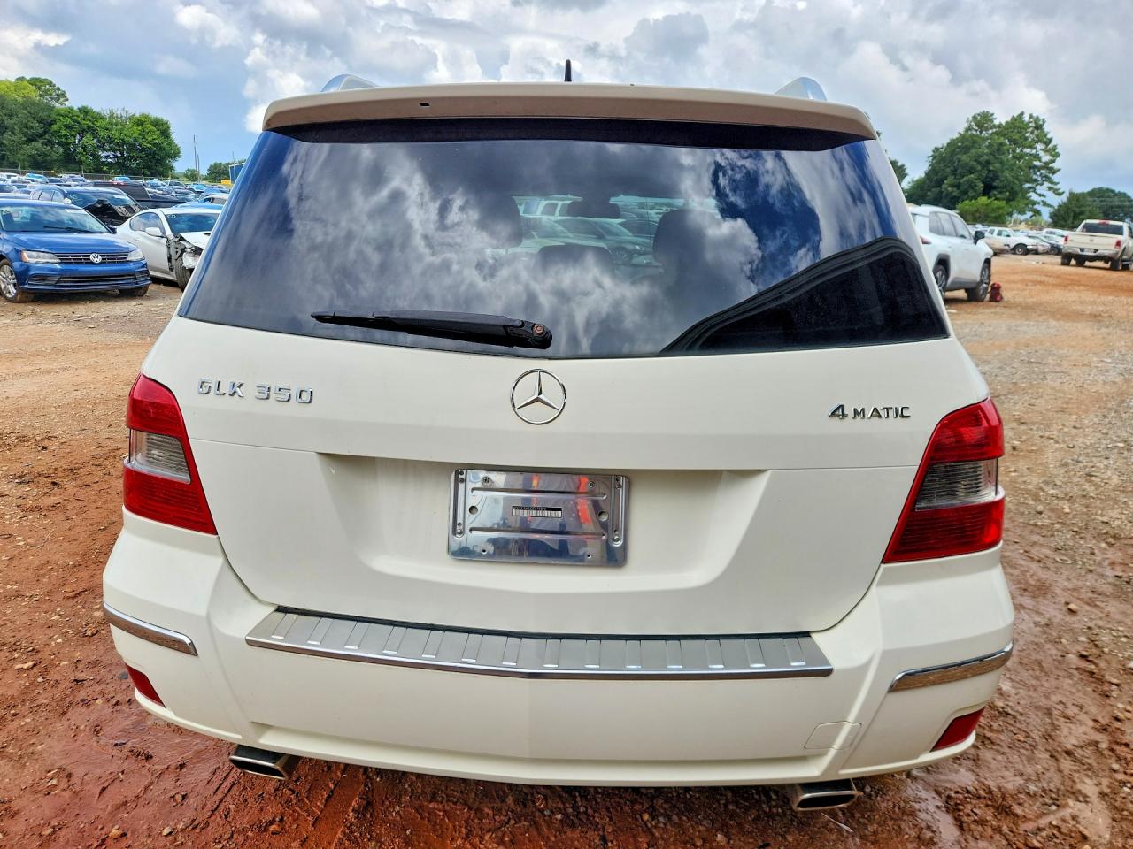 2011 Mercedes-benz Glk 350 4matic White vin: WDCGG8HB3BF674829