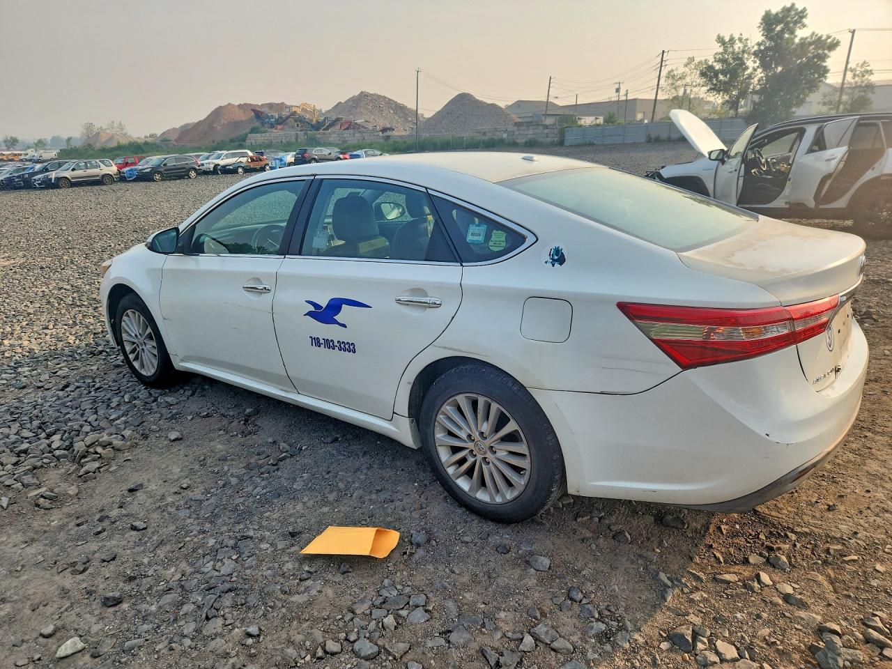 2015 Toyota Avalon Hybrid Xle Touring White vin: 4T1BD1EB4FU041919