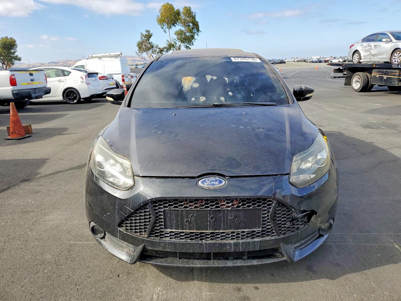 2013 Ford Focus St Black vin: 1FADP3L91DL254612