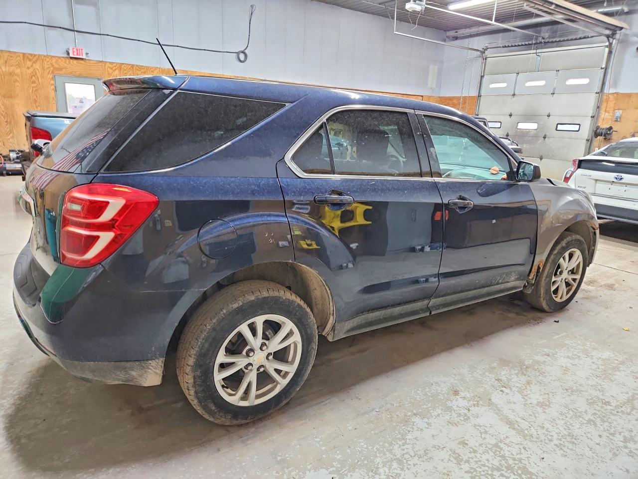 2017 Chevrolet Equinox Ls Синий vin: 2GNFLEEK0H6323029