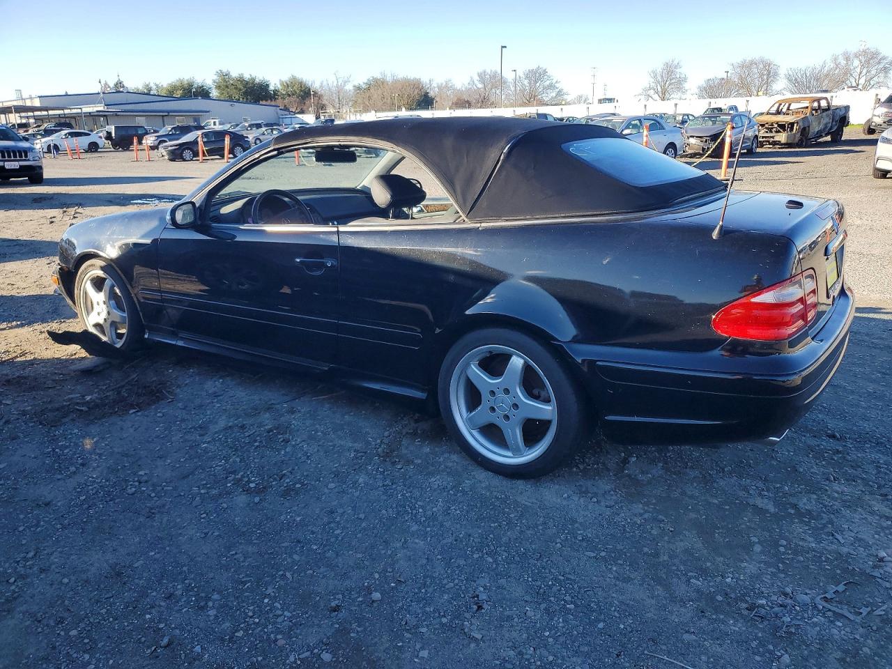 2002 Mercedes-benz Clk 430 Black vin: WDBLK70G42T112989