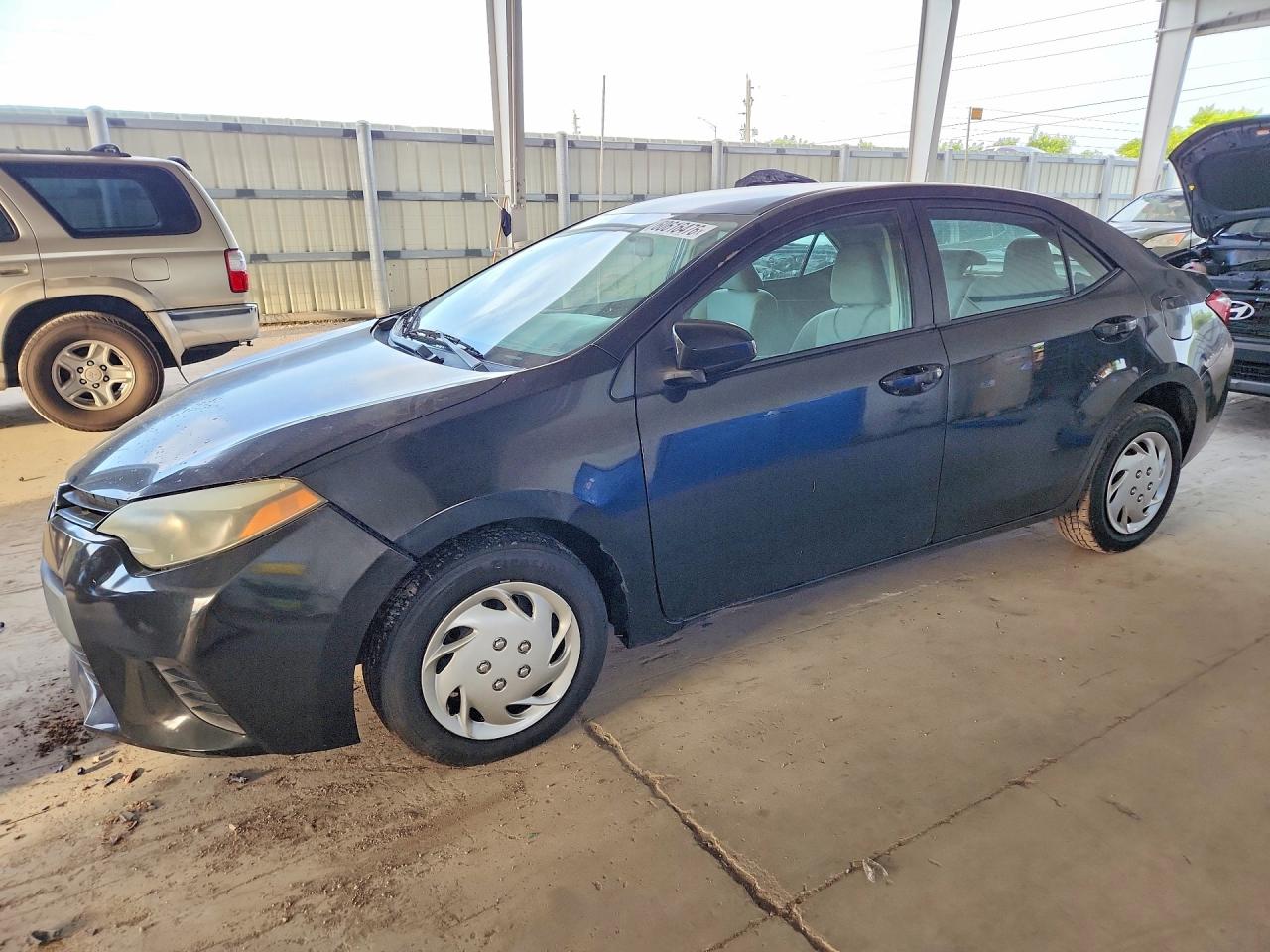 2014 Toyota Corolla L Black vin: 2T1BURHEXEC198374