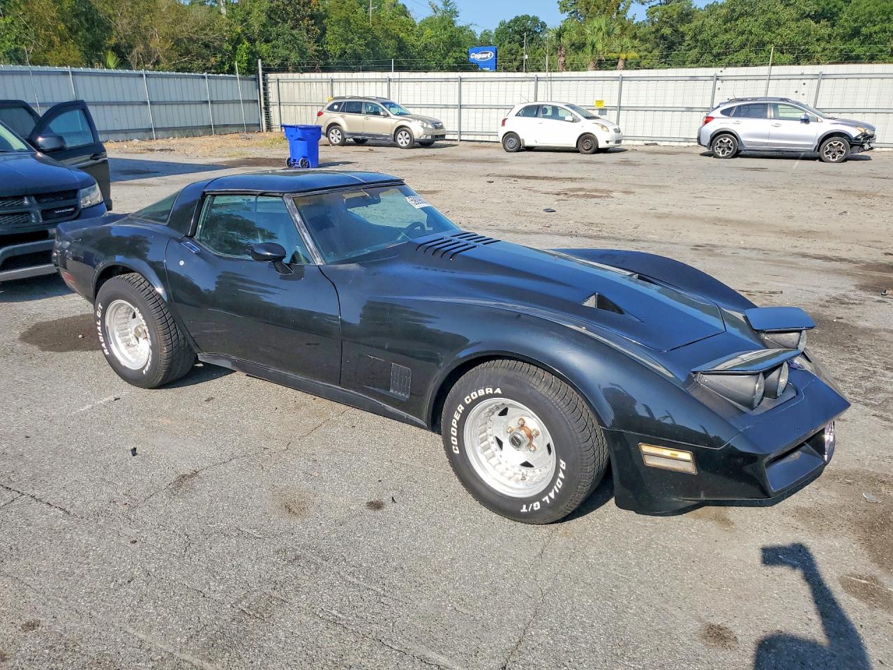 1982 Chevrolet Corvette Black vin: 1G1AY0783C5110520
