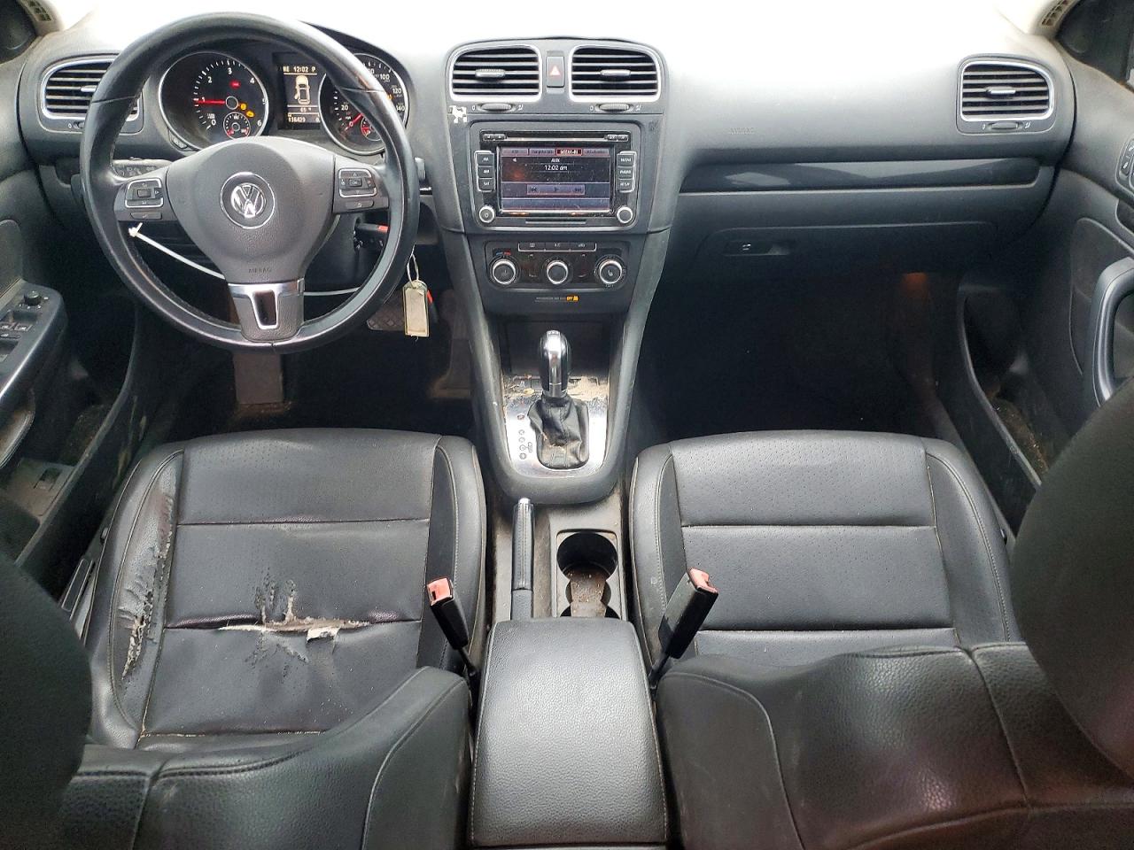 2014 Volkswagen Jetta Tdi Black vin: 3VWPL7AJ3EM601426