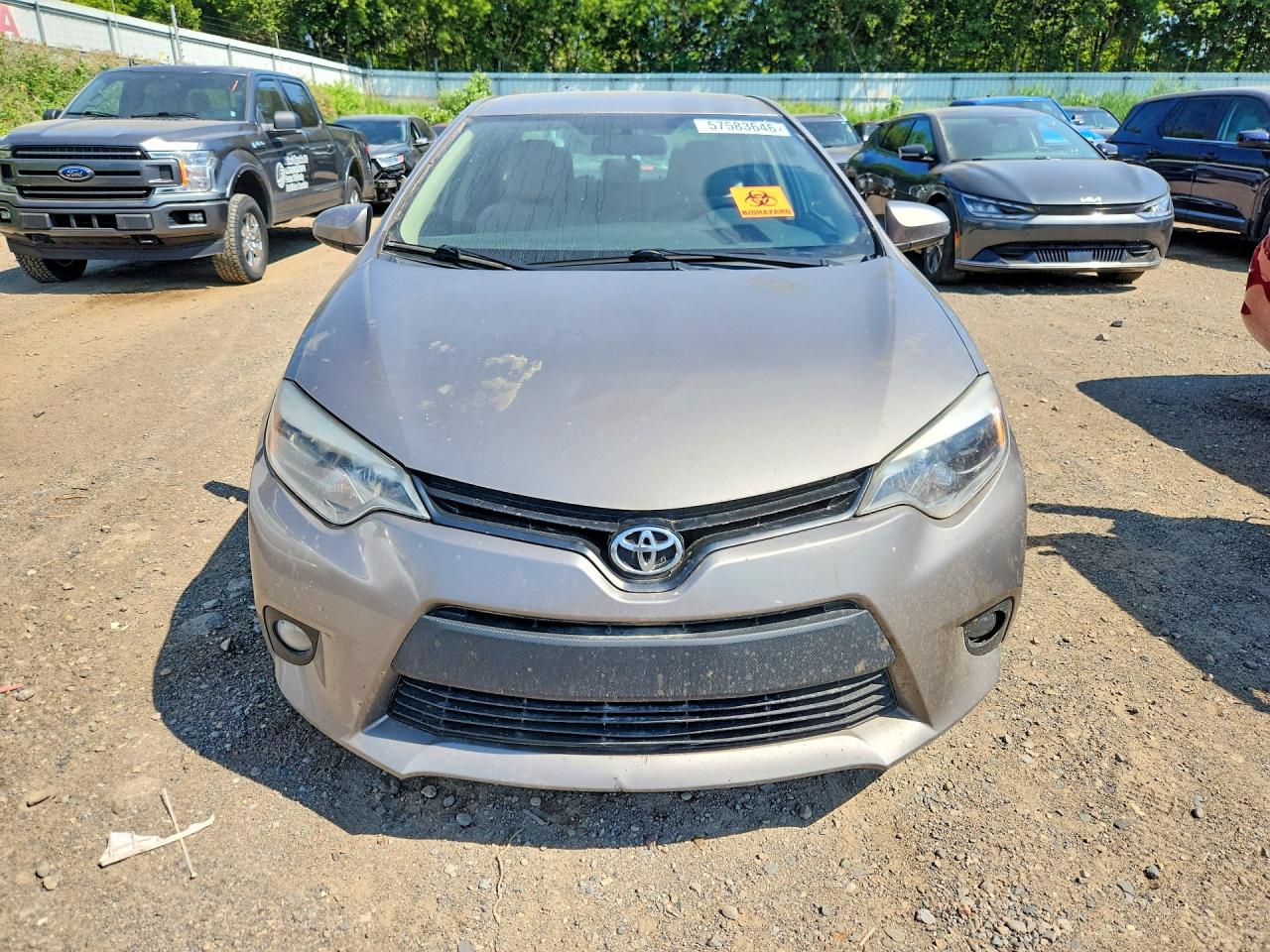 2014 Toyota Corolla Le Eco Plus Gray vin: 2T1BPRHE8EC086938
