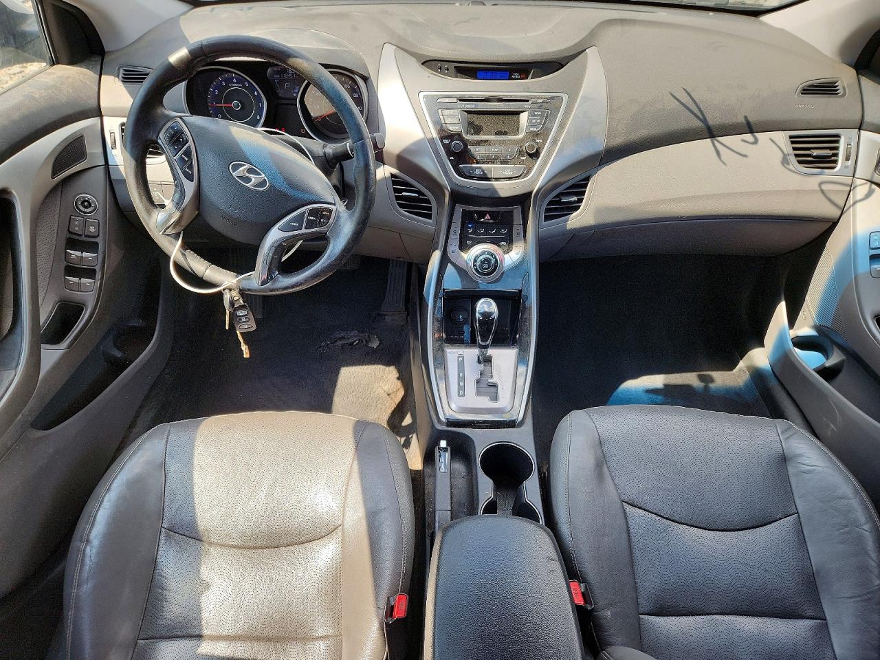 2013 Hyundai Elantra Limited Gray vin: KMHDH4AE3DU703405