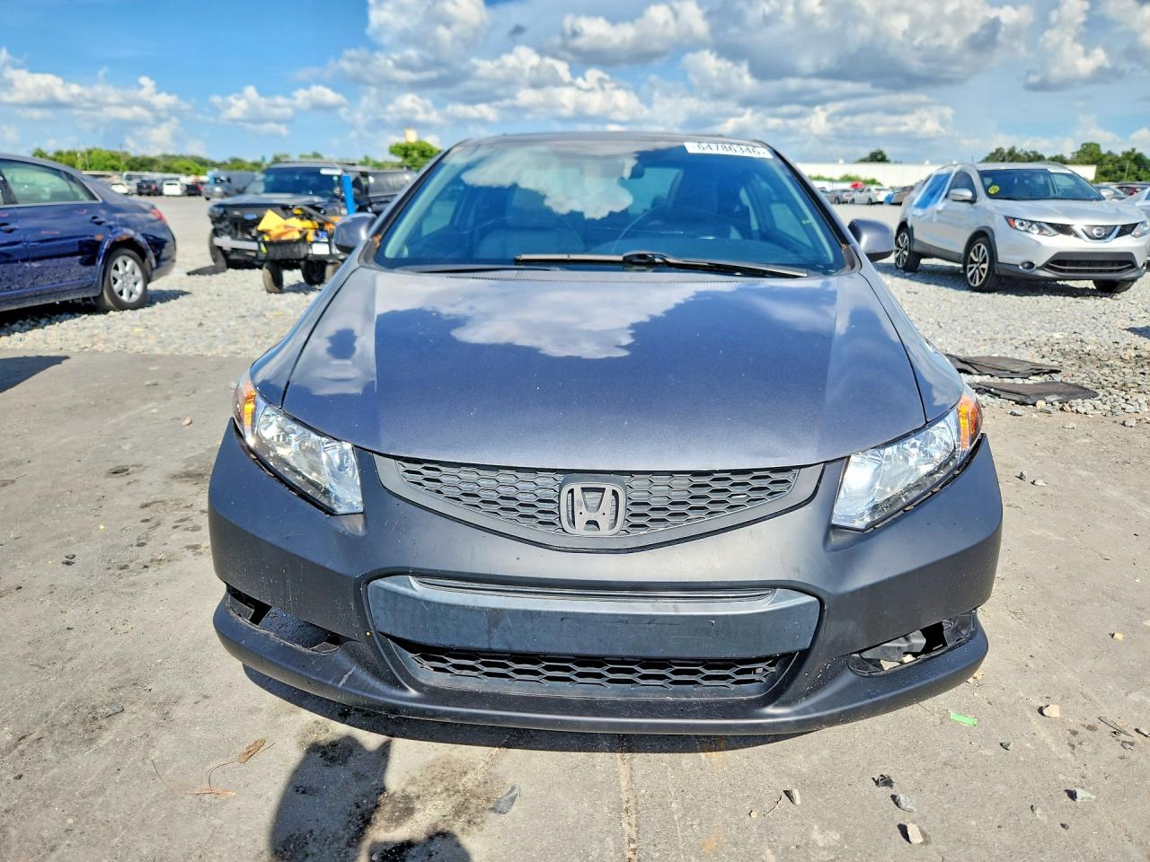 2012 Honda Civic Exl Серый vin: 2HGFG3B02CH528807