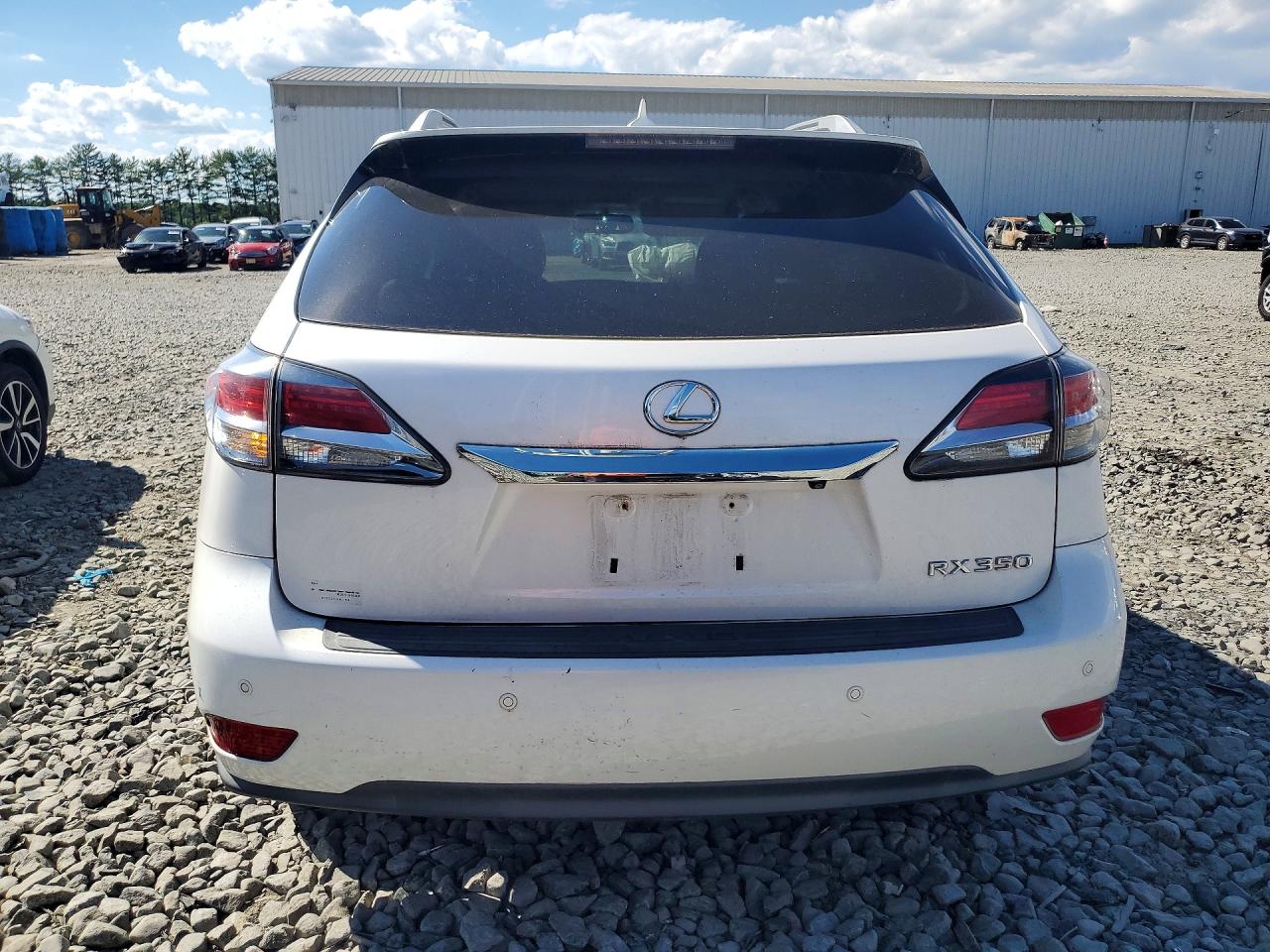 2013 Lexus Rx 350 Base White vin: 2T2BK1BA7DC210097