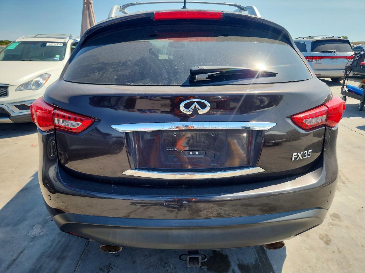 2012 Infiniti Fx35 Base Бордовый vin: JN8AS1MU9CM121984