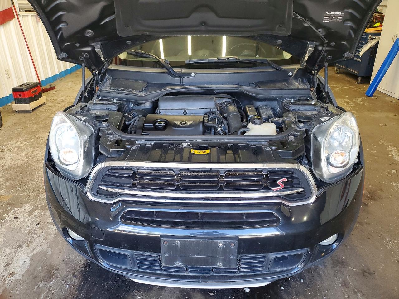 2015 Mini Cooper S Countryman Black vin: WMWZC5C53FWP42785
